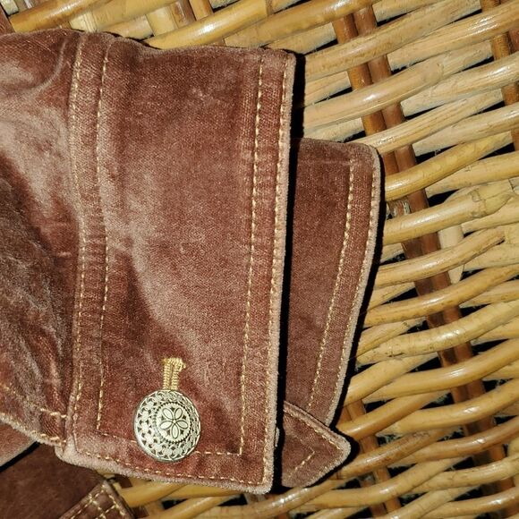 Cache Velour Brown Short Jacket M - Picture 6 of 14